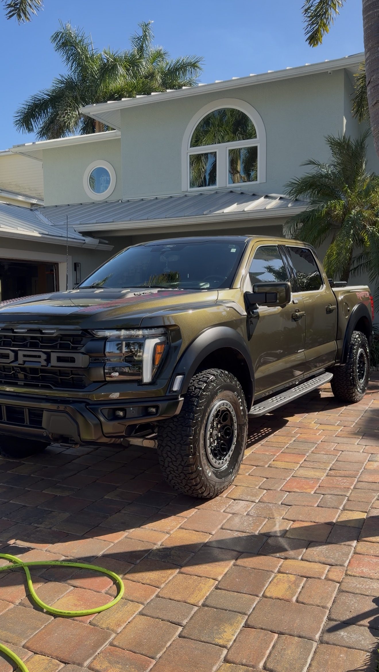 Ford F-150 Raptor detailed by Harn Detailing Co. in a Pinellas County driveway